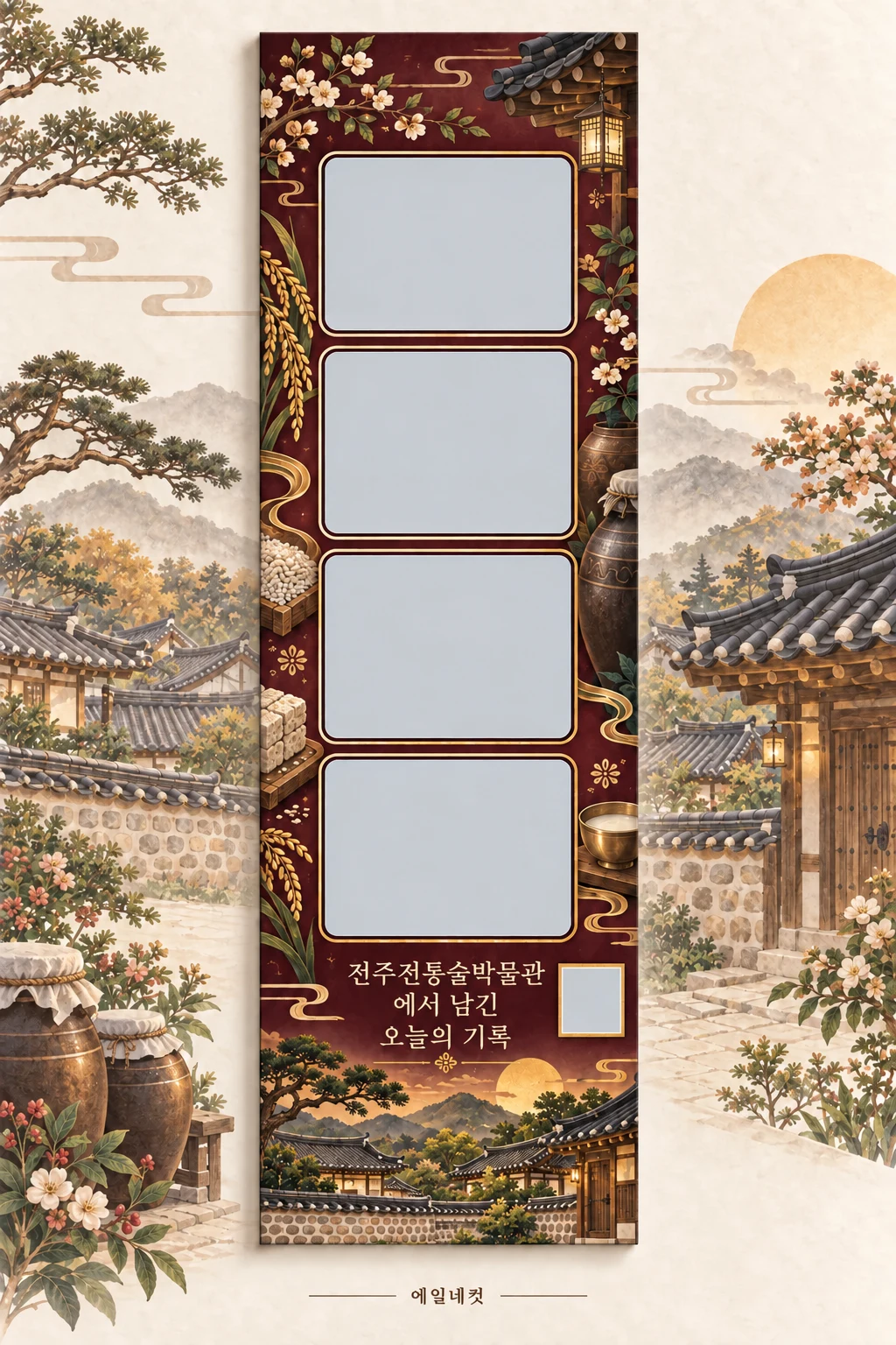 전주전통술박물관 전용 네컷 프레임 시안